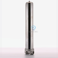 Système de traitement de l'eau pour toute la maison en acier inoxydable 304 de 5 pouces/10 pouces/20 pouces, préfiltre à sédiments en acier inoxydable de 40 microns