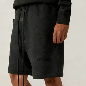 Pantaloncini da <span class=keywords><strong>uomo</strong></span> Fere <span class=keywords><strong>in</strong></span> 100% cotone, tinta unita, per <span class=keywords><strong>palestra</strong></span>, set estivo pesante 350g, casual, su misura, alta qualità, da <span class=keywords><strong>uomo</strong></span> - Product Image 5