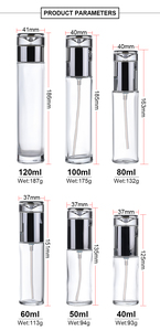 ชุดขวดแก้วสำหรับใส่ครีมบำรุงผิว30ก. 50ก. 120มล. ขวดครีมบำรุงผมแชมพูบอดี้โลชั่นบำรุงผิว - Product Image 4