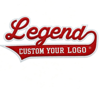 Écusson brodé personnalisé 4x3 pouces, point satiné en relief, bordure Merrow, à coudre, vente en gros, conception de logo personnalisé pour vestes et chapeaux