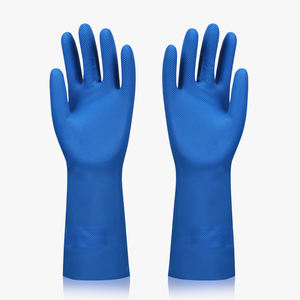 Gants en nitrile résistants aux produits chimiques XINGYU, 33 cm, antidérapants, longs, résistants aux acides, aux alcalis et à l'huile, pour la maison - Product Image 1