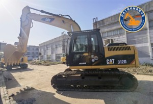 Miniexcavadora Caterpillar 312d Usada de 12 Toneladas en Buenas Condiciones con Bomba Original, Modelo 2016, Potencia de 72kw - Product Image 3