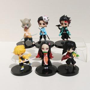 6 Statuette in PVC di <span class=keywords><strong>Demon</strong></span> <span class=keywords><strong>Slayer</strong></span>, Bambole di Tanjiro, Regalo Creativo, <span class=keywords><strong>Nezuko</strong></span> <span class=keywords><strong>Kamado</strong></span>, per Collezionisti di Film e Serie TV - Product Image 6