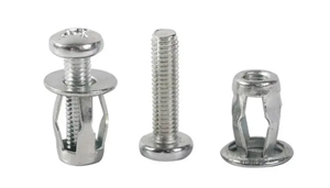 Tuerca remachable ciega galvanizada con cabeza de brida y perno, tuerca de expansión de acero para pared hueca y revestimiento metálico - Product Image 6