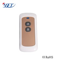 YET185 Control Remoto Universal de 12V para Puerta de Garaje, Clonación de Código, 100m, Plástico, Impermeable, Función de Temporizador
