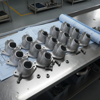 Culbuteur droit en acier inoxydable, moulage à la cire perdue, usinage CNC pour le développement de prototypes automobiles, outillage rapide à faible volume
