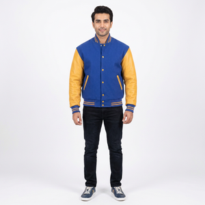 <b>Baseball</b> <b>Jacket</b> <b>Men</b> Letter Cartoon Print Pattern Hip-Hop Loose Coat Couple Spring Causal Street Varsity <b>Jackets</b> - Product Image 1