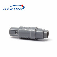 SZRICO Fabricante Médico PAG Plástico Push-Pull Autoblocante 2 pines PKG Conector de enchufe de aviación VGA Tipo 15A Corriente nominal