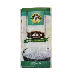 Promotional Waterproof 25kg 50kg Laminated Flour Rice Feed Fertilizer Bag