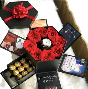 Factory Sells High Quality Mother's Day Mom Box Mom Flower Gift Box Mom Flower Box For Birthdays