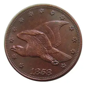 Replik US 1854-1858 Flying Eagle Cent Kupfer dekorative Gedenkmünzen nicht magnetisch