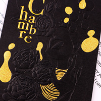 Cartes personnalisées en relief holographique 3D durables et résistantes à l'huile pour invitations de luxe