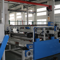Machine à laminer le papier abrasif électrique pour la production de papier abrasif textile avec emballage en bois et film