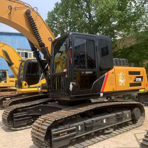 Excavatrice d'occasion SANY SY215C SY215 pro 21T 20 tonnes, qualité chinoise, forte capacité de creusement, fiable, en stock, certifiée CE, moteur Isuzu - Product Image 1