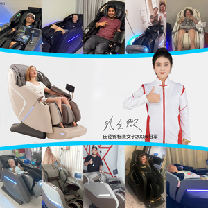 2026 Hot Selling 4D Smart <b>Chair</b> <b>Zero</b> <b>Gravity</b> Track with Voice Control Home SPA Luxury Shiatsu Recliner - Product Image 4