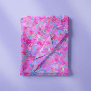 ลายพิมพ์ดอกไม้แบบนามธรรมใหม่ปี 2025 ผ้าฝ้ายออร์แกนิค 100% ลายพิมพ์ดิจิทัลแบบกำหนดเองสำหรับชุดเด็ก - Product Image 3