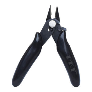 Kit de pinces à bijoux miniatures portables en acier au manganèse, coupe-fils diagonaux pour la réparation de bijoux et la modélisation - Product Image 1