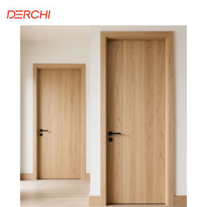 Porte moderne en bois et aluminium Offre Spéciale Extérieur Intérieur Chambre Portes en aluminium imitation bois Portes en aluminium à grain de bois - Product Image 2