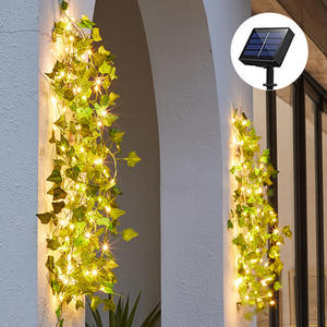 Cortina <span class=keywords><strong>Sol</strong></span> Habitación Navidad IP65 Impermeable Batería Powered Flash Cadena Plantación Luces decorativas Linternas Patio Atmósfera - Product Image 5