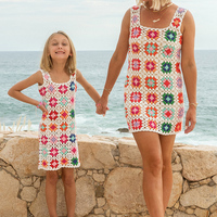 Robe pull tricotée de luxe pour femme, nouvelle collection, style bohème, maxi, crochet, pour la plage