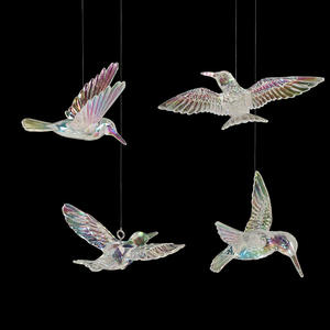 Pendentif de <span class=keywords><strong>plafond</strong></span> oiseaux volants acrylique colibri <span class=keywords><strong>mariage</strong></span> Transparent cristal oiseau maison hôtel <span class=keywords><strong>plafond</strong></span> tentures décoratives - Product Image 2