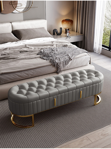 Luxurious Modern Style Bedside <strong>Stool</strong> <strong>with</strong> <strong>Storage</strong> for Bedroom Closet Sofa Shoe Changing Drawer Bench Master Bedroom Living Room - Product Image 4