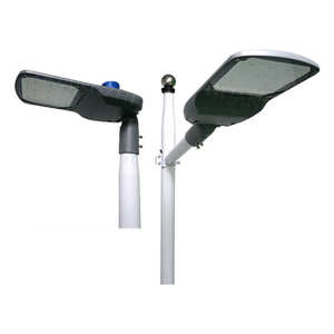 Lampadaire LED G01Series gris foncé, profilé en forme de pattes de canard, avec capteur de mouvement - Product Image 2
