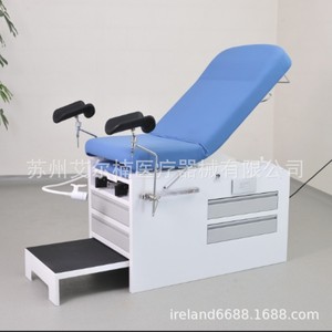 Lit d'examen gynécologique manuel Ragon-Iec Longshizhou, lit d'hôpital en acier inoxydable de style armoire pour l'obstétrique et - Product Image 2