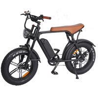 Elektro velosiped Fat bike 20 pulgadas 48V 500W fatbike V8 señora bicicleta eléctrica bicicleta