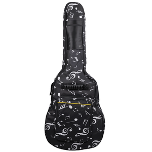 Funda Impermeable de Fibra de Carbono para Guitarra Acústica y Bajo de 40'' 41'', con Acolchado de Esponja y Correa Ajustable - Product Image 1