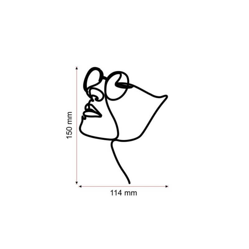 Gafas cara lateral de los hombres