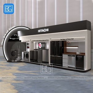 Hiển thị lịch thi đấu đồ nội thất điện tử tường giá thiết bị cửa hàng âm thanh hình ảnh đứng cửa hàng bán lẻ bố trí nội thất thiết kế hiện đại - Product Image 4