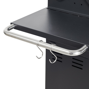 Hiện Đại Hàn Quốc Phong Cách Cao Cấp Than Bbq Nướng Thương Mại Đồ Nấu Nướng Thép Đen Chất Lượng Cao Nhiệm Vụ Nặng Nề Nướng Nướng Với Xe Đẩy - Product Image 6