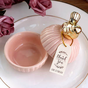 Розовый милый кролик, Свадебная коробка для конфет, керамические шкатулки для ювелирных изделий, кольца, безделушки, банки с кристаллами, держатель для сережек, Подарочные поделки - Product Image 3