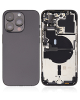 Casing Belakang Kaca Grosir dengan Desain Batang dan Komponen Kecil untuk 14 Pro