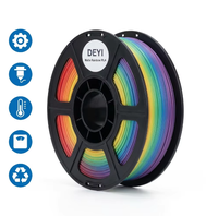 Filamen Printer 3D DEYI Silk PLA Tri-color Diameter 1.75mm Suhu Cetak 200C