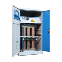 Stabilisateur de tension de type servo à affichage numérique, direct usine, 250 kVA, triphasé AC 380V-440V, protection contre les surtensions SBW