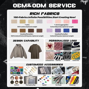 Conjuntos a juego <span class=keywords><strong>para</strong></span> <span class=keywords><strong>madre</strong></span> e hijo OEM: Sudadera polo oversize y pantalón corto, chándales con logo personalizado, conjuntos de 2 piezas, conjuntos de descanso. - Product Image 5