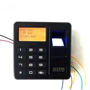 ABS nhựa Standalone vân tay kiểm soát truy cập Bàn Phím cửa với LCD hiển thị vân tay ID / 125Khz thẻ + Bàn phím điều khiển - Product Image 5