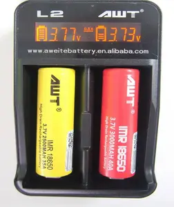 LCD 3.7V AA/AAA 18650/26650/16340/14500/10440/18500 lithium Battery Charger with screen+ lii-500 5V1A 5V 2A