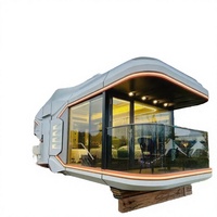 Capsule spatiale en acier extensible et détachable Etong de 20 pieds pour usage extérieur en villa et appartement