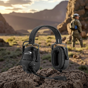 OMFOX KTC300pro C Tactical ANC & ENC Reducción de ruido Comunicación Auricular con micrófono + Cámara para I + D secundario - Product Image 2