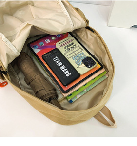 Sac à dos scolaire en nylon grande capacité, style <span class=keywords><strong>chic</strong></span> pour <span class=keywords><strong>femme</strong></span> mature, imperméable et résistant à l'usure, idéal pour le collège et le lycée - Product Image 5