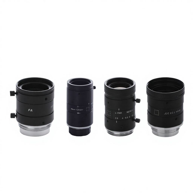 2/3" F2.8-F16 8mm-50mm 8MP-10MP OEM Ultra Low Distortion Super Macro Industrial Lens Series