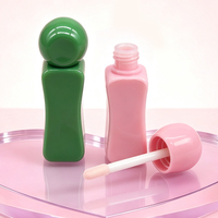 Tube de brillant à lèvres fantaisie en gros 2,5 ml, flacon vide unique pour brillant à lèvres, contenant cosmétique premium en ABS, personnalisable et recyclé