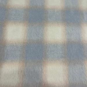 2025 Tweed Check <span class=keywords><strong>Woo</strong></span> Grifl Tissus 550 G/M Check Tweed Plaid Stretch Tartan Tweed Tissu brossé pour manteau - Product Image 6