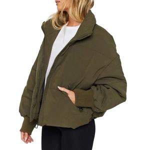 Chaqueta de Plumón Personalizada con Logotipo para Mujer, Chaqueta de Plumón de Invierno para Mujer, Abrigos de Plumón con Capucha para Mujer, Chaquetas de Invierno para Mujer - Product Image 6