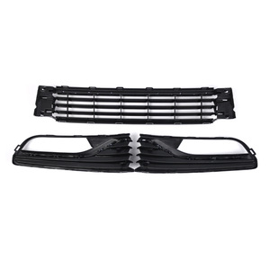 Volkswagen Polo Front Bumper Lower Grille Fog <b>Light</b> Bezels ABS Plastic 2014-2017 Replacement Parts - Product Image 3