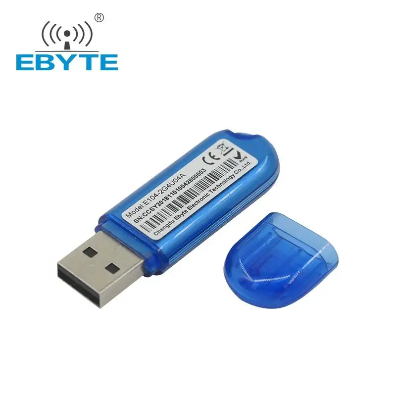 이바이트 E104-2G4U04A BLE 4.0 SoC 무선 송신기 수신기 모듈 2.4g CC2540 블루 치아 USB 동글 5.0