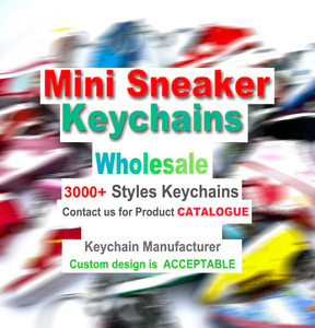 PVC cao su <span class=keywords><strong>3D</strong></span> Sneaker Keychain Bán buôn phụ kiện <span class=keywords><strong>3D</strong></span> Mini Giày Keychain - Product Image 4
